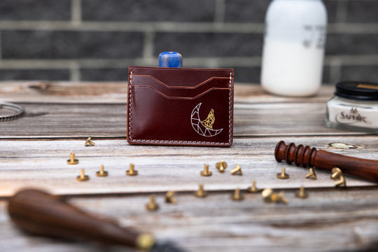 Basic Card Carrier in Shell Cordovan