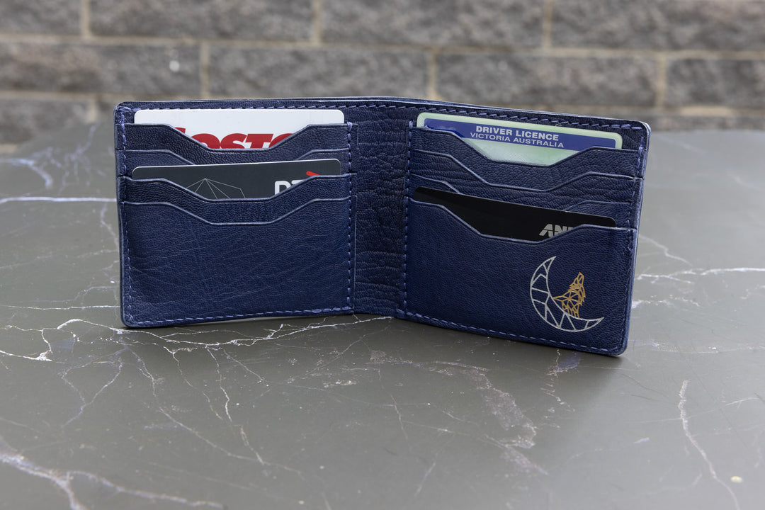 Bifold Wallet in Chevre