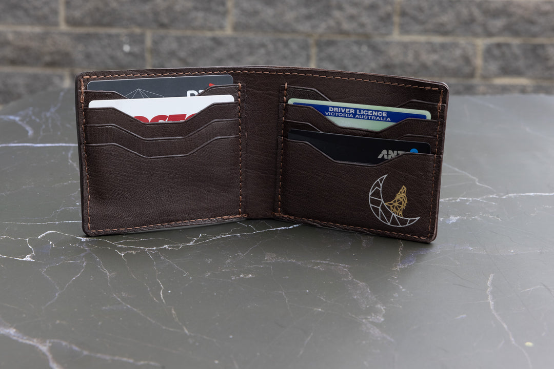 Bifold Wallet in Chevre