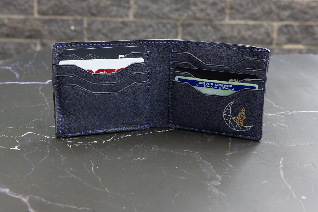 Bifold Wallet in Chevre