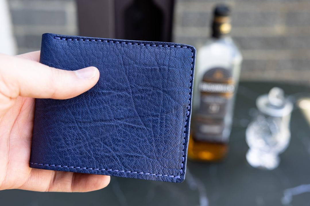 Bifold Wallet in Chevre